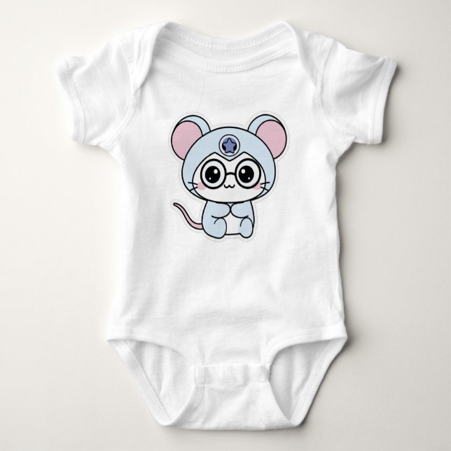 Cute lovely little mouse t shirt (Framsida)