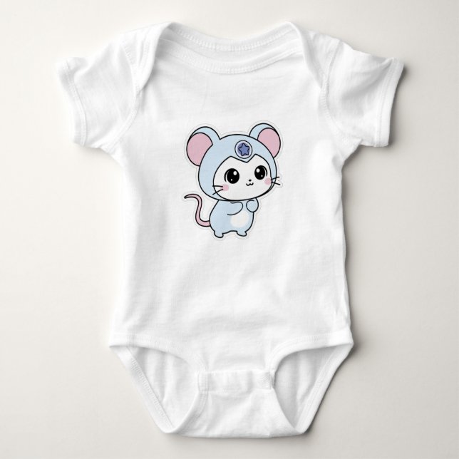 Cute lovely little mouse  t shirt (Framsida)