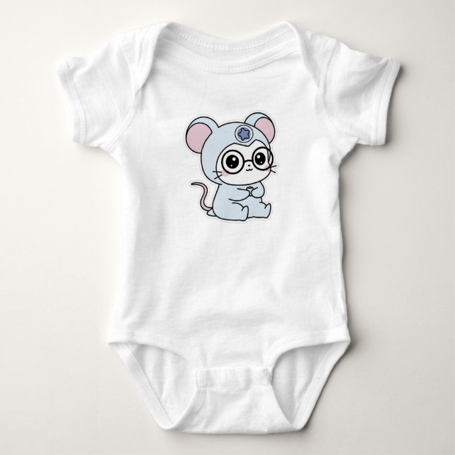 Cute lovely little mouse  t shirt (Framsida)