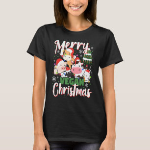 Cute & Loving Animals som önskar dig en Merry Vega T Shirt