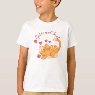 Cute Loving Orange Tabby Kitten T Shirt