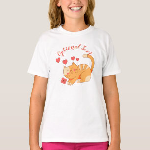 Cute Loving Orange Tabby Kitten T Shirt