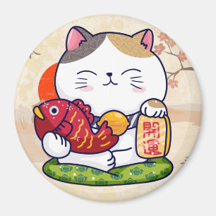 Cute Lucky Cat Magnet