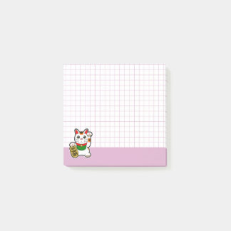 Cute Lucky Cat Post-it Block