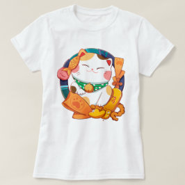 Cute Lucky Cat T Shirt