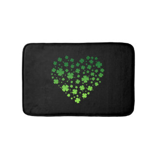 Cute Lucky Heart Shamrock Lycklig St patricks day Badrumsmatta