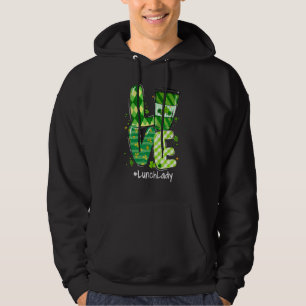 Cute Lucky Kärlek Lunch Dam Lycklig St patrick's d Hoodie