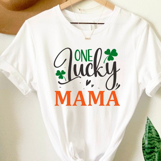 Cute Lucky Mamma St patricks day T-Shirt (Skapare uppladdad)