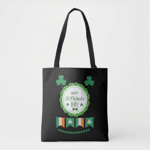 Cute Lucky Rainbow Gnome Lycklig St patricks day Tygkasse