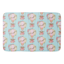 Cute Luftballong med Mönster i bärväder Badrumsmatta