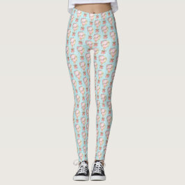 Cute Luftballong Watercolor Mönster Leggings