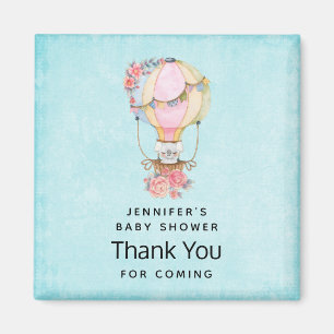Cute Luftballong Watercolor, Tack Magnet