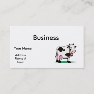 Cute Lugn Cow Visitkort
