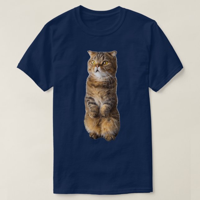Cute LuLu stående Kittisaurus  T Shirt (Design framsida)