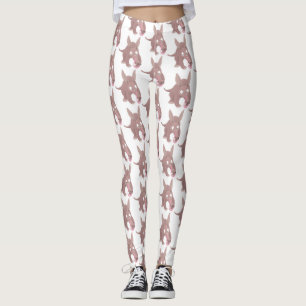 Cute lustig aardvark-tecknad leggings