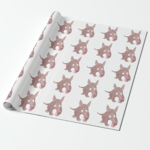 Cute lustig aardvark-tecknad presentpapper