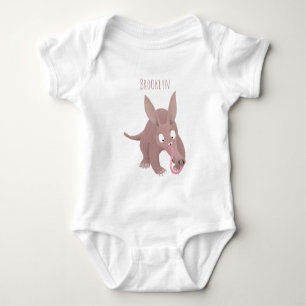 Cute lustig aardvark-tecknad t shirt