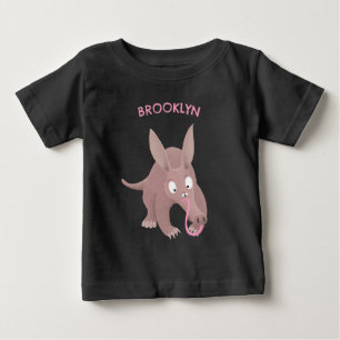 Cute lustig aardvark-tecknad t shirt