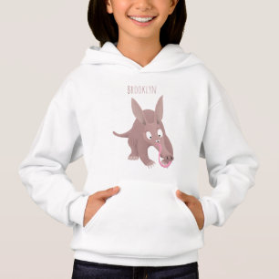 Cute lustig aardvark-tecknad t shirt