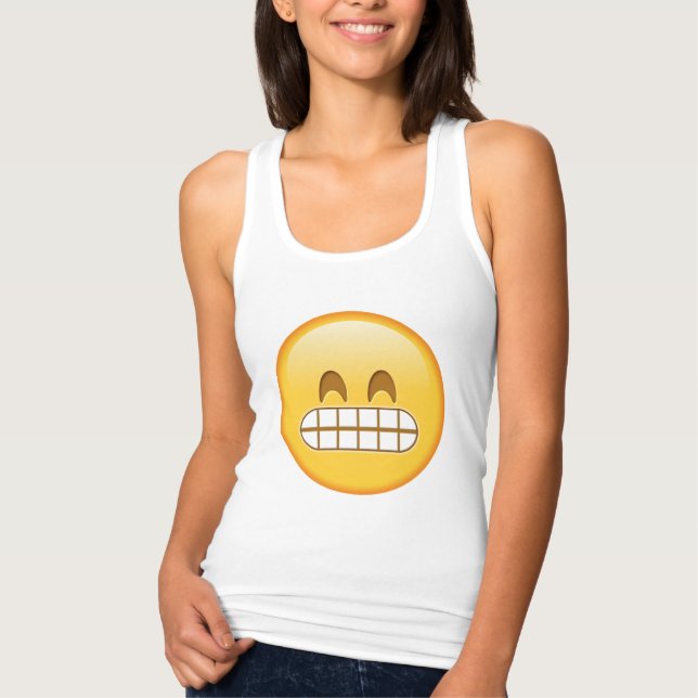 Cute, lustig arg-Tanktop Linne Med Racerback (Framsida)
