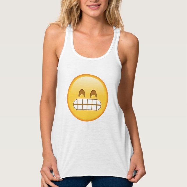 Cute, lustig arg-Tanktop Linne Med Racerback (Framsida)