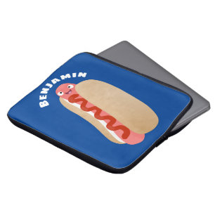 Cute lustig hett hund Weiner tecknad Laptop Fodral