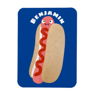 Cute lustig hett hund Weiner tecknad Magnet