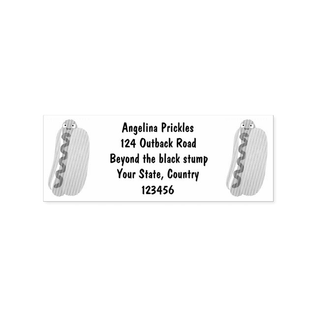 Cute lustig hett hund Weiner tecknad Stämpel (Tryck)