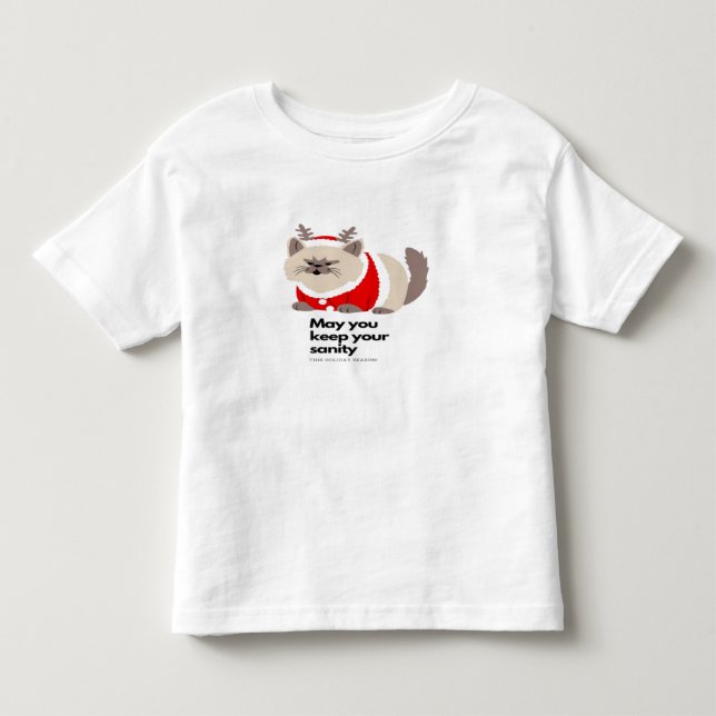 Cute lustig katt t shirt (Framsida)