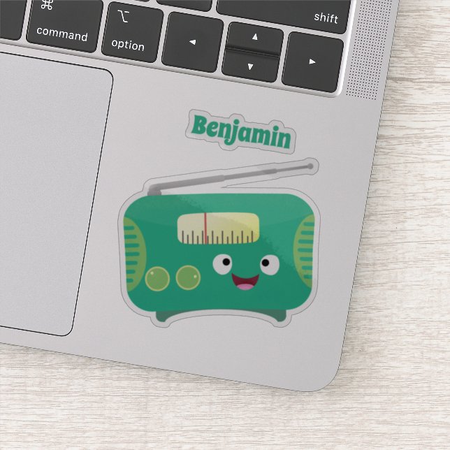 Cute lustig lycklig-tecknad klistermärken (Detalj)