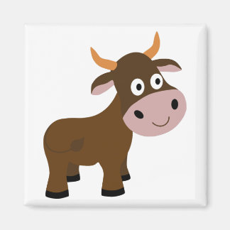Cute lustig tecknad magnet