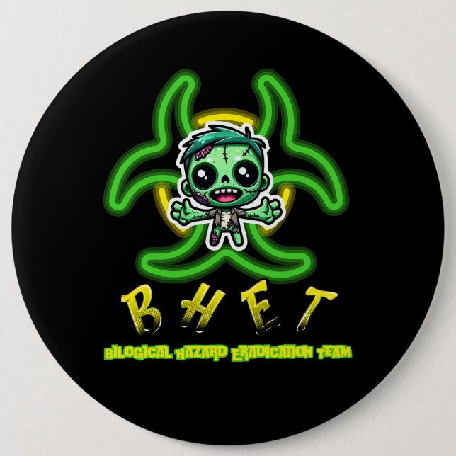 Cute, lustig zombie knapp (Framsida)