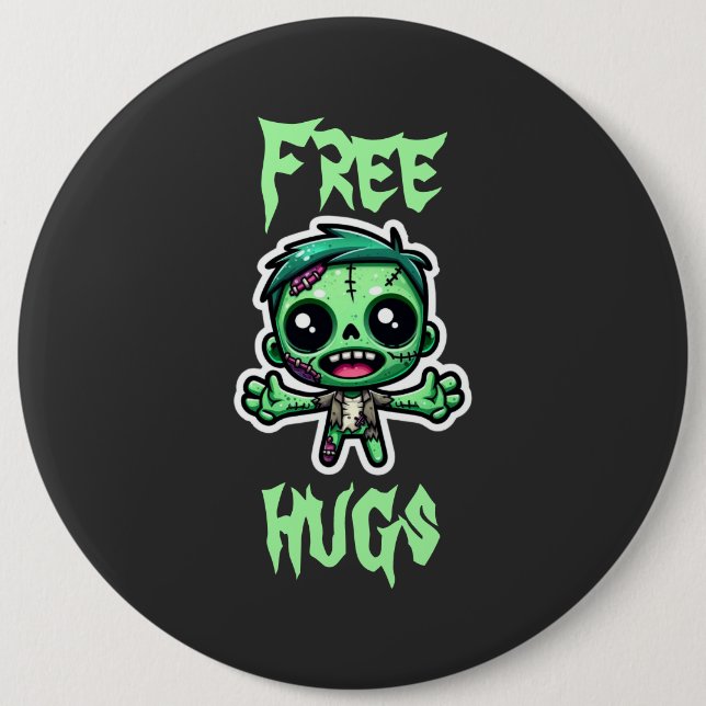 Cute, lustig zombie knapp (Framsida)