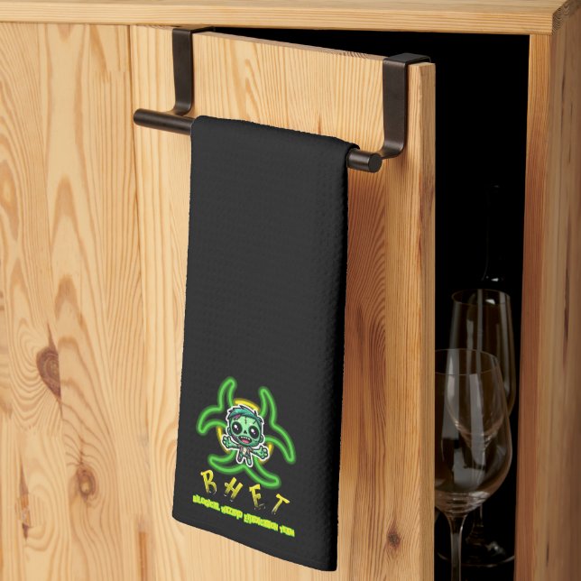 Cute, lustig zombie kökshandduk (Thirds Fold)