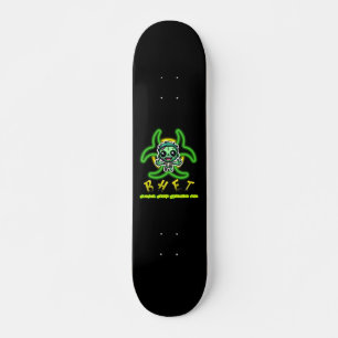 Cute, lustig zombie mini skateboard bräda 18,5 cm