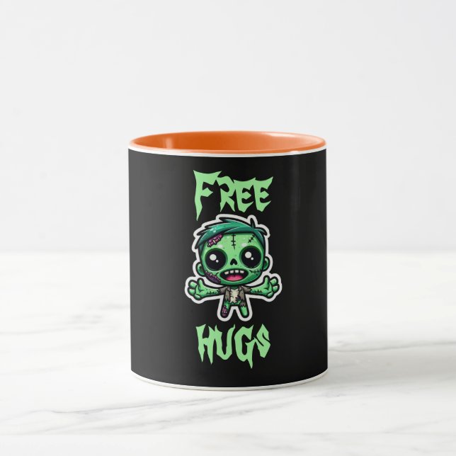 Cute, lustig zombie mugg (Center)