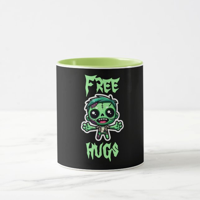 Cute, lustig zombie mugg (Center)