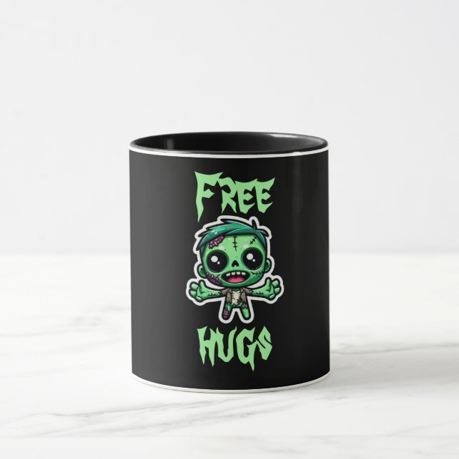 Cute, lustig zombie mugg (Center)