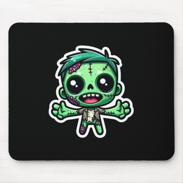 Cute, lustig zombie musmatta (Framsidan)