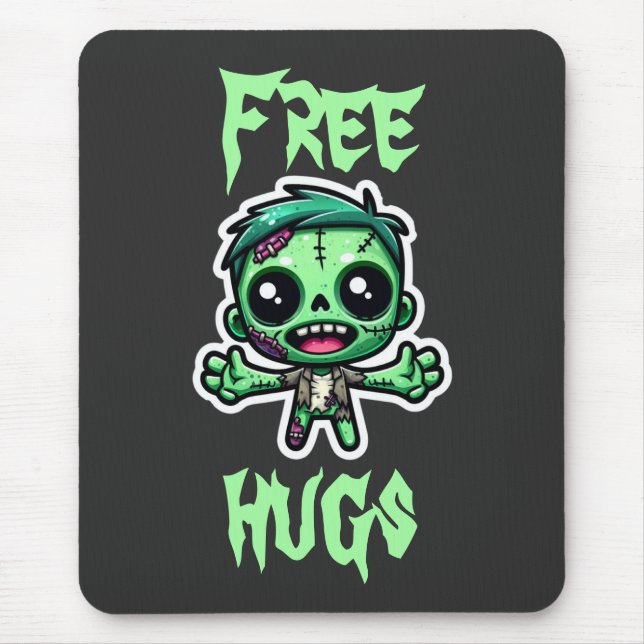 Cute, lustig zombie musmatta (Framsidan)