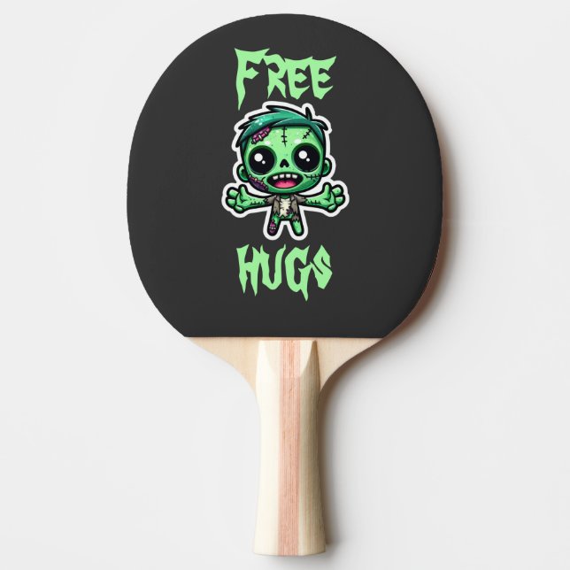 Cute, lustig zombie pingisracket (Framsidan)