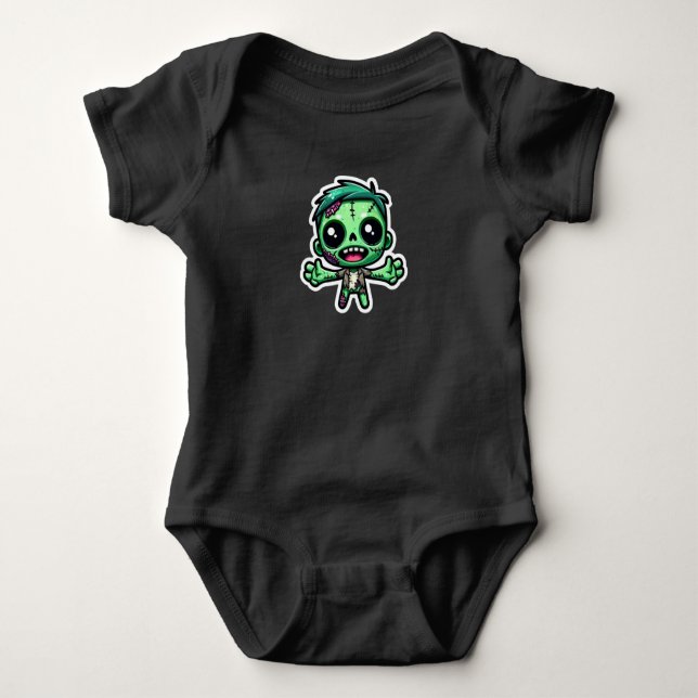 Cute, lustig zombie t shirt (Framsida)