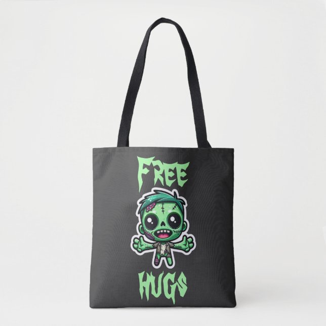 Cute, lustig zombie tygkasse (Framsida)