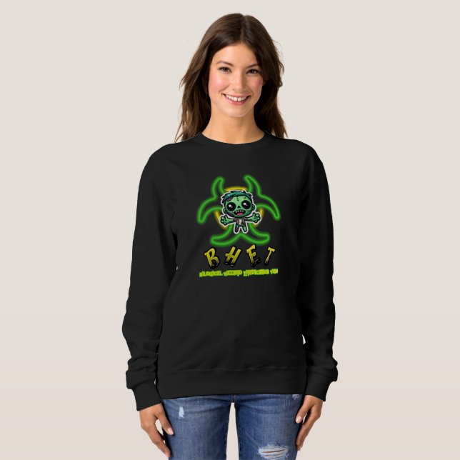 Cute, lustig zombiesT T Shirt (Hel framsida)