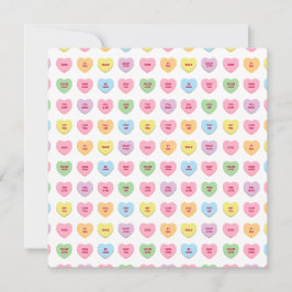 Cute lustiga anpassningsbar-konversationskandishjä anteckningskort