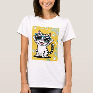 Cute, lustiga skämt, solglasögon t shirt