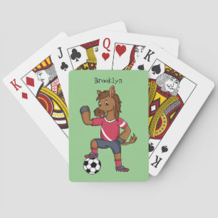 Cute lustiga tecknader för att spela fotboll casinokort