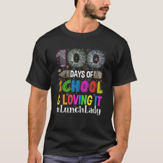 Cute Lycklig, 100 dagar i skolan och lyft den Lunc T Shirt