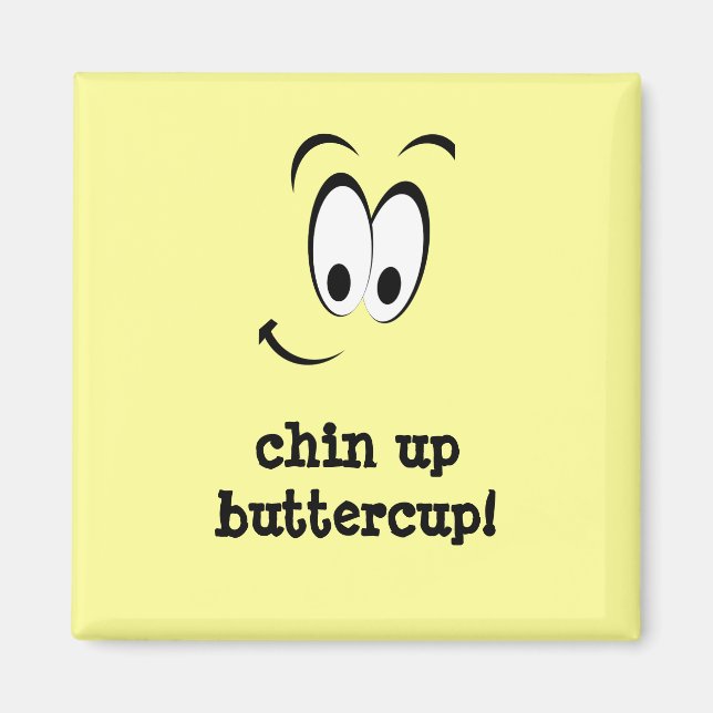 Cute Lycklig Ansikte Magnet (Framsidan)