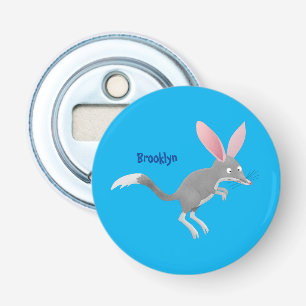 Cute lycklig Australian bilby tecknad Flasköppnare